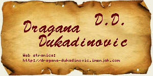 Dragana Dukadinović vizit kartica